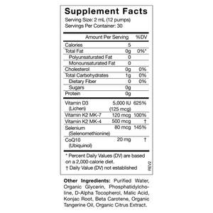 Vitamin D3 + K2 + CoQ10